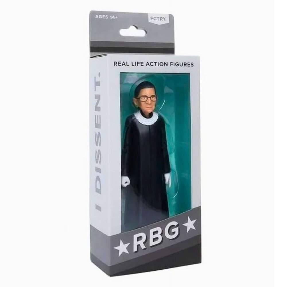 Real Life Action Figures RBG Ruth Bader Ginsburg FCTRY 22568 NEW in Box